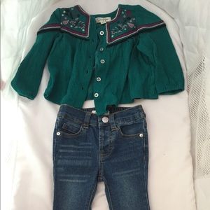 Girls 3/6 month Jessica Simpson outfit